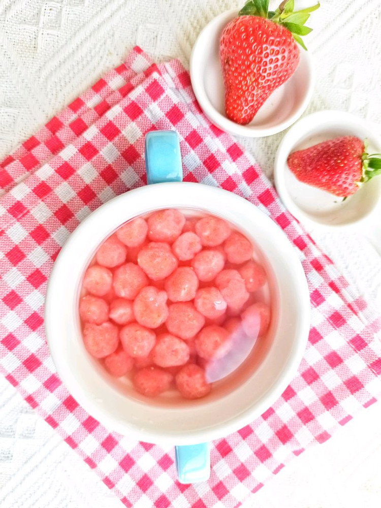 🍓草莓啵啵球，粉色的夏日甜品🌸🌸🌸图4
