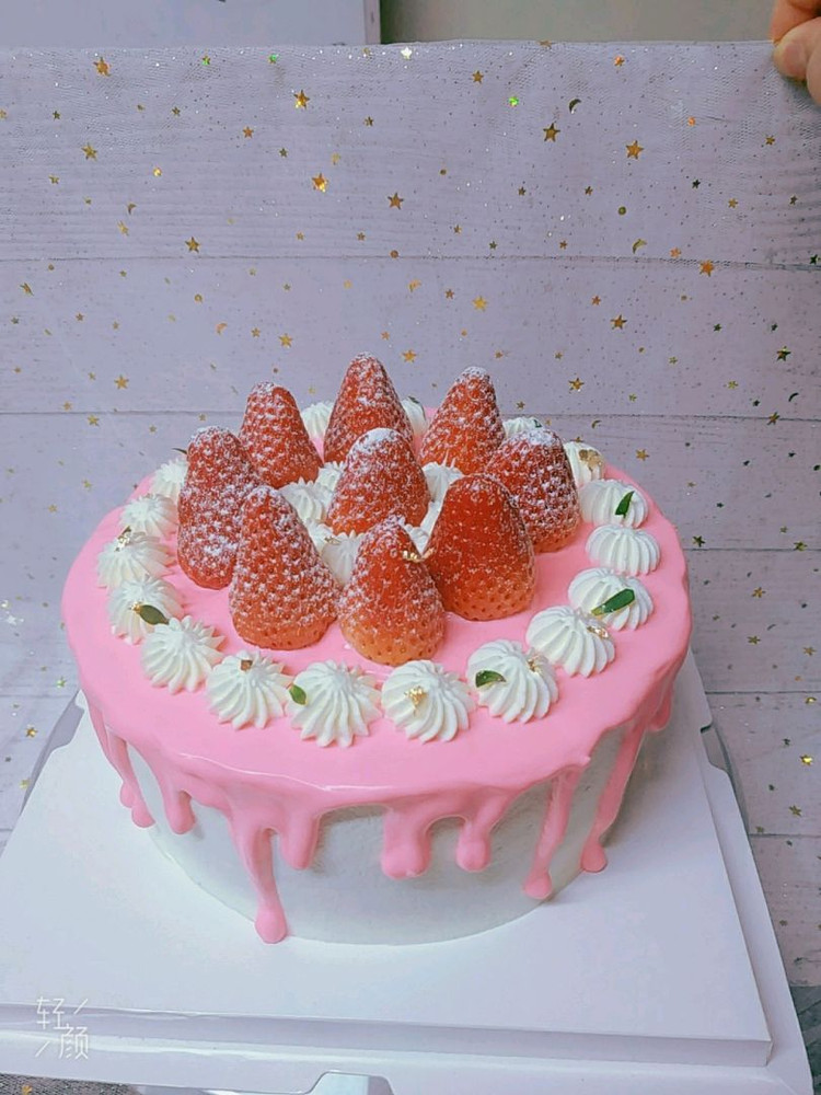 草莓宝宝）奶油蛋糕图1