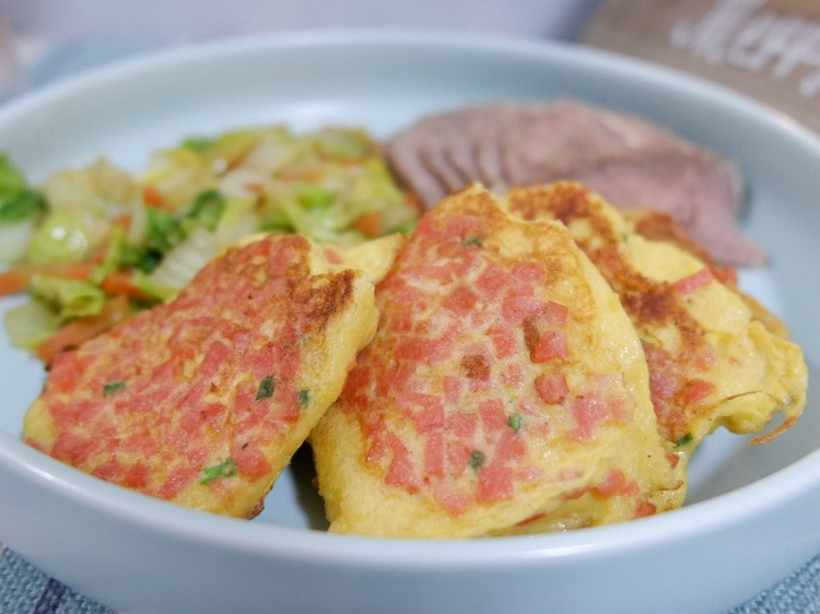 火腿肠蛋吐司🍞/卤牛肉🐂/杭白菜炒胡萝卜🥕图2