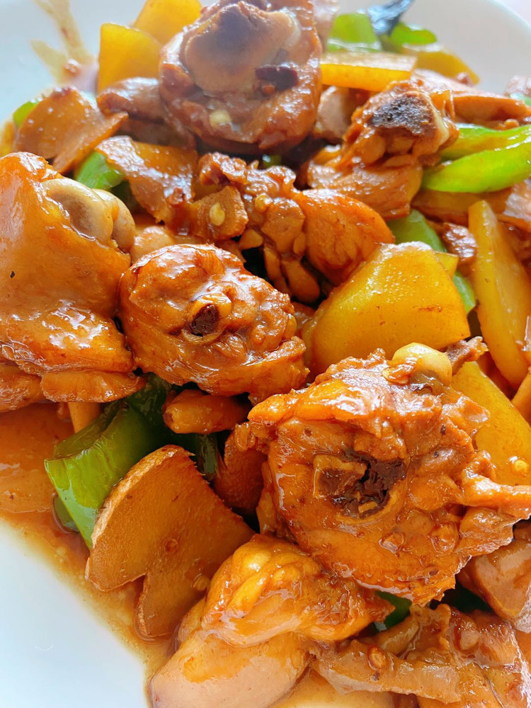 土豆炒鸡