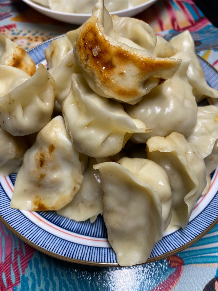 2021.6.3今日晚餐-西胡虾皮煎饺，猪肉豆角水饺图3