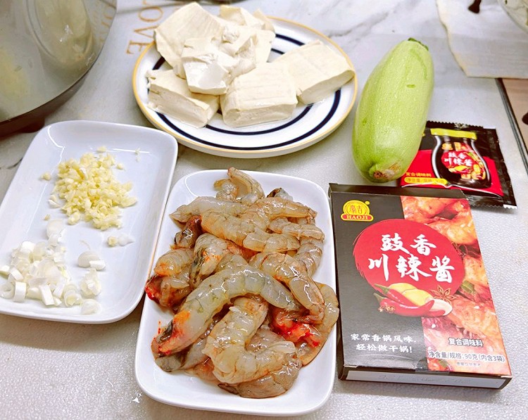 川味干锅虾仁豆腐图4