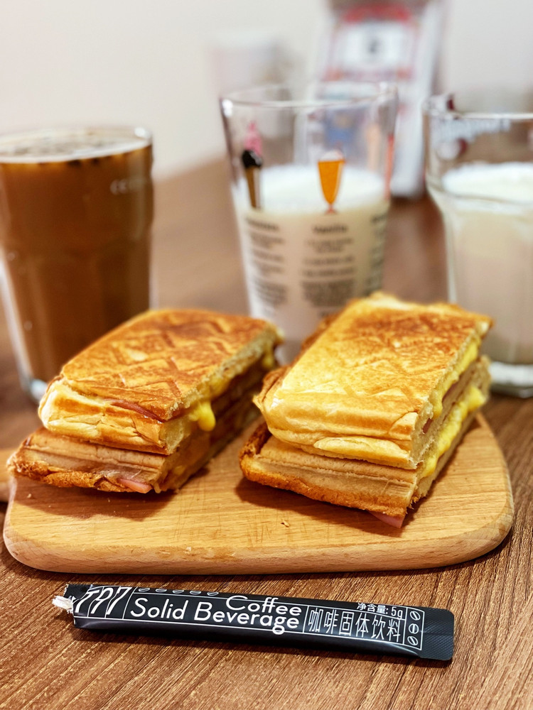 早餐🥣三明治🥪➕牛奶➕T97燃脂咖啡☕️图2