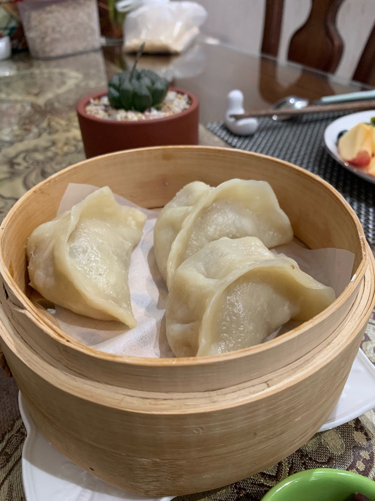 今日早餐，汤面蒸饺➕八宝粥……图3