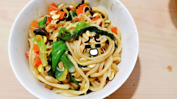 葱油拌面图1