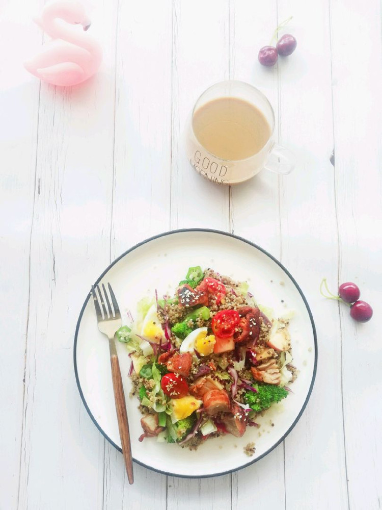 藜麦鸡肉🍖蔬菜🥬水果🍎沙拉🥗图5