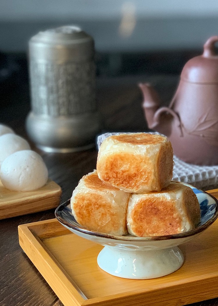 过年吃剩的元宵汤圆变身豆仙糕图4