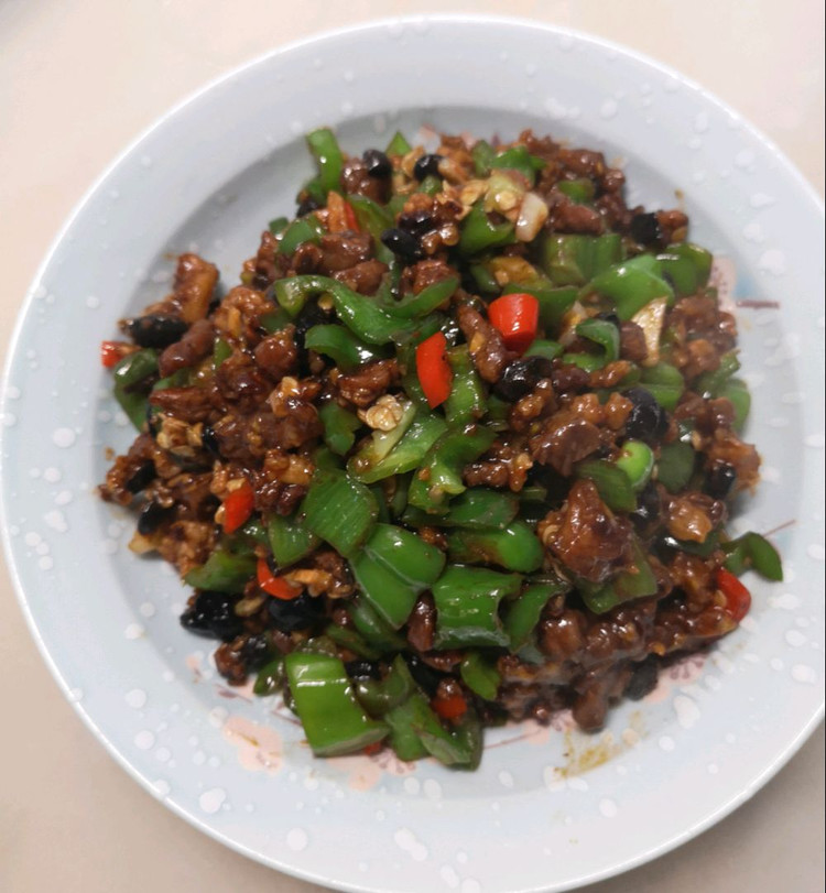 辣椒豆豉炒肉沫