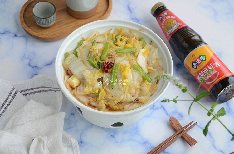 虾皮蚝油白菜图2