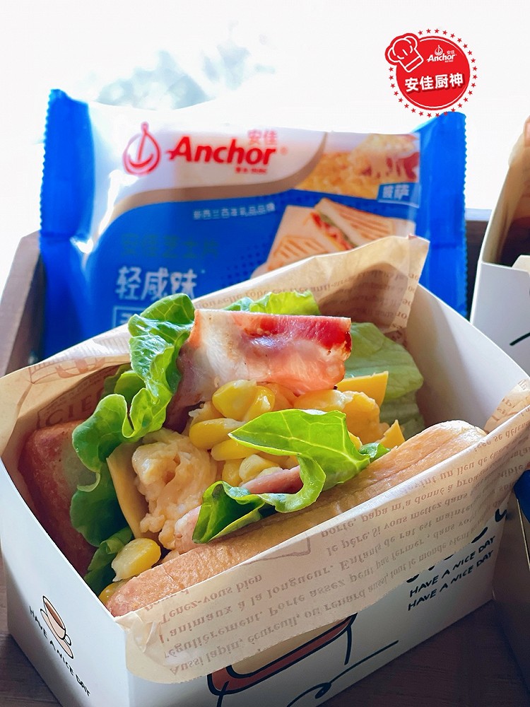 奶香玉米芝士三明治图2