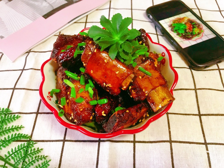 不会主持的厨师不是好摄影师[捂脸]糖醋香枣排骨🥩🥘🍖图1