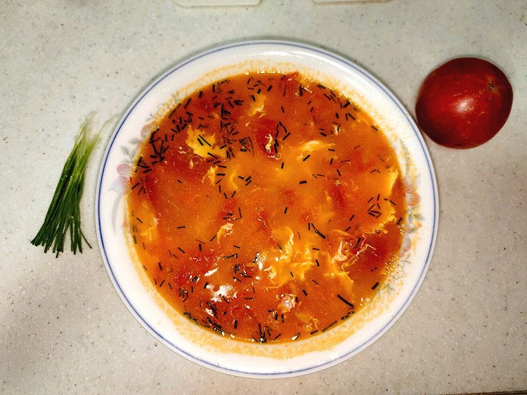 番茄蛋汤图1