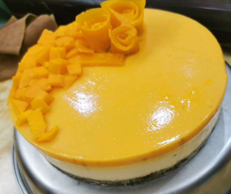 芒果慕斯蛋糕图1