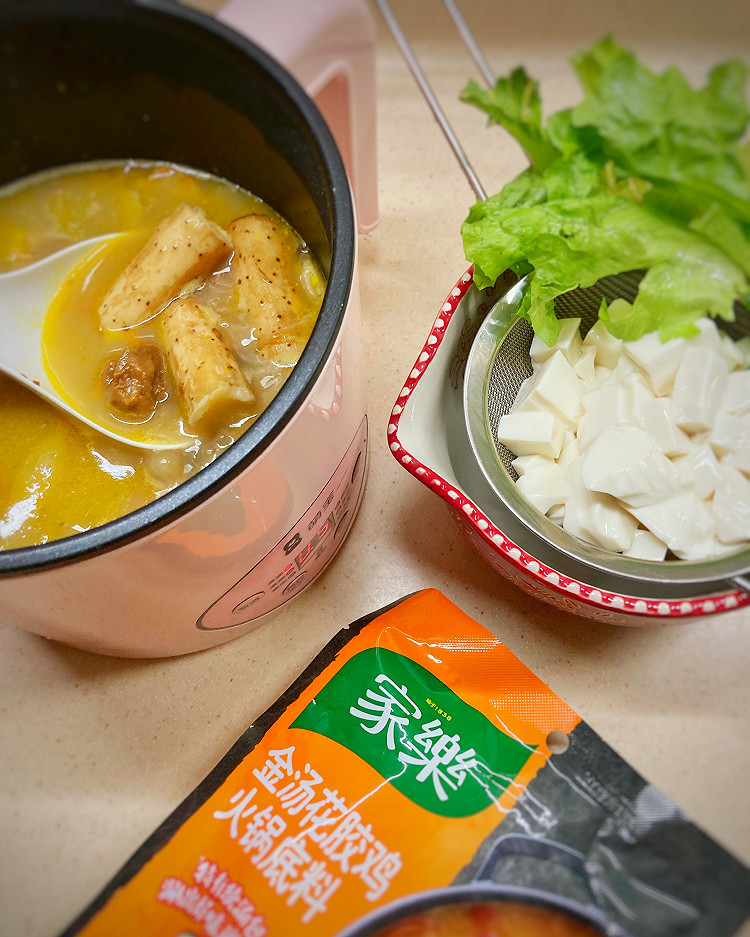 一人食金汤花胶鸡一锅端图4