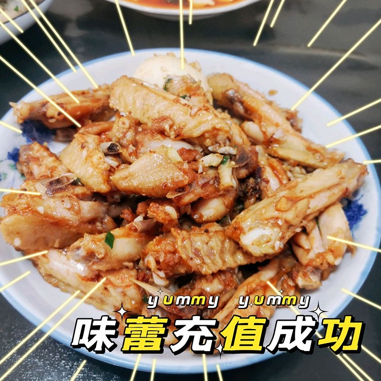 蒜蓉鸡翅，鸡米花，麻婆豆腐，蘑菇青菜图5