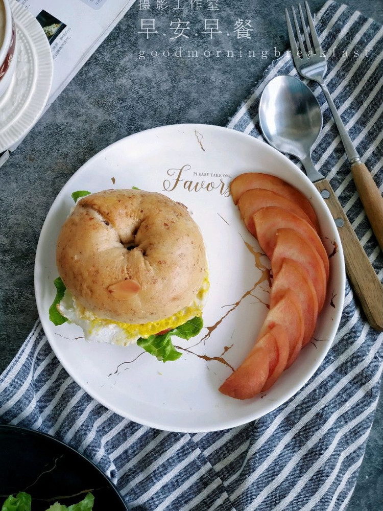 二人食早餐：昨晚上貌似又吃多了，今日简餐。图2