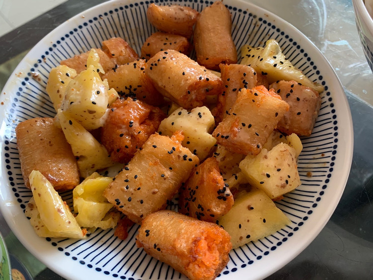 菠萝油条虾～春天的水果味🍍图1