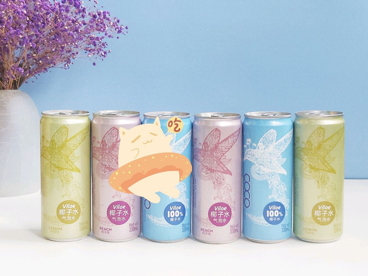 炎炎夏日，Viloe唯乐蜜语椰子水气泡水与鸡米花，充能好味道图1