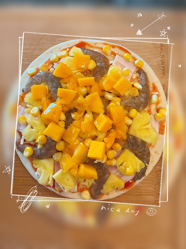 夏威夷鲜虾披萨🍕😋图4