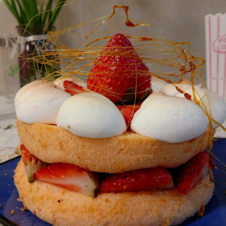 🍓草莓拔丝蛋糕🍓图2