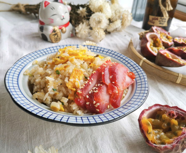 🌿一个人总想犯懒，一人食的鸡蛋炒饭图2