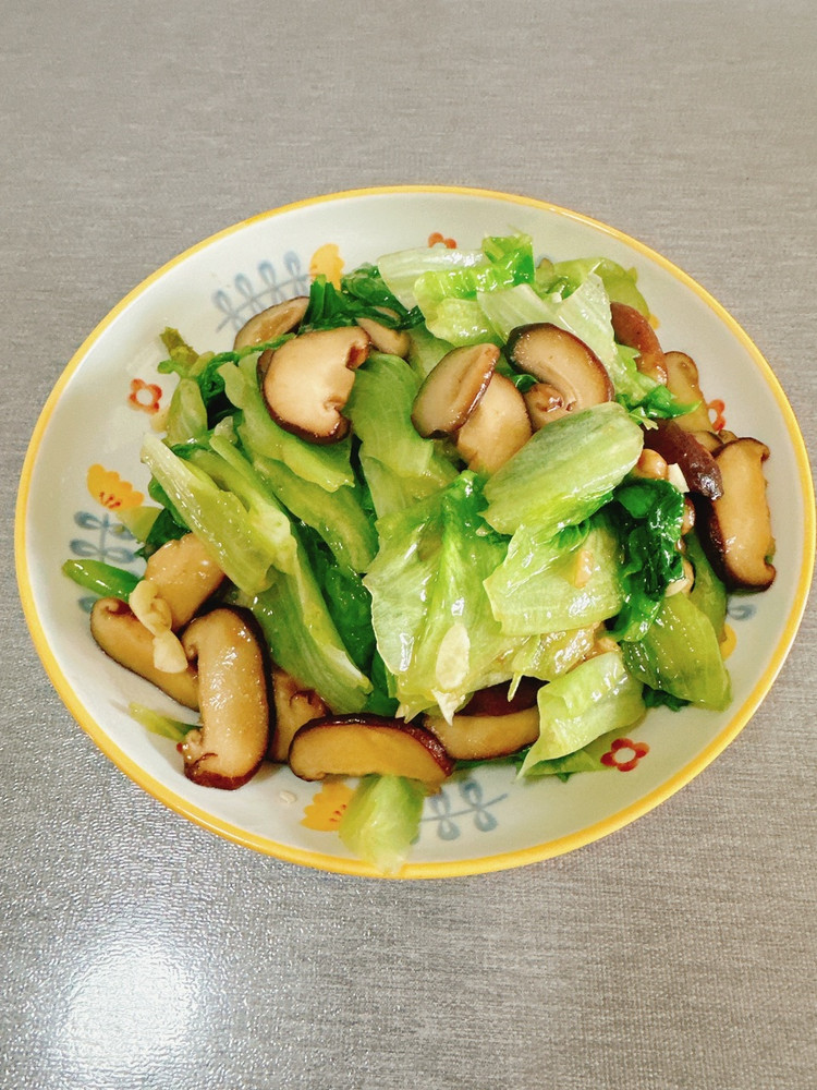 生菜🥬炒香菇图5