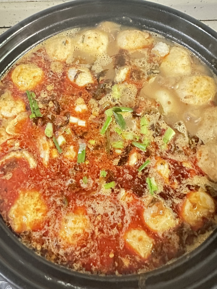 今日 排骨板栗🌰焖米饭 清炒豆芽 酸菜鱼锅图3