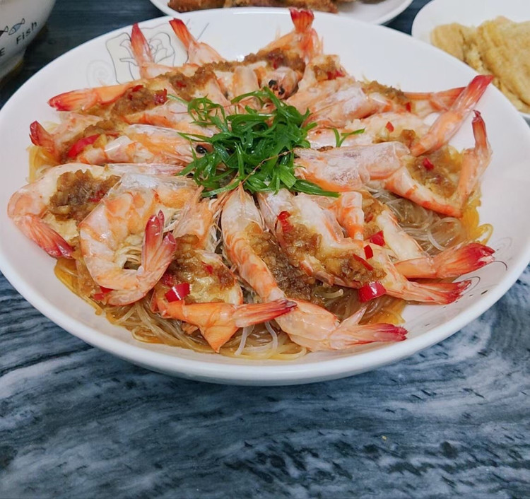 蒜蓉粉丝大虾🍤图1