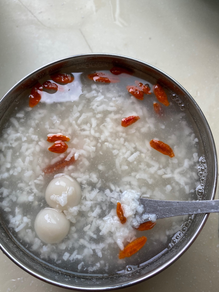 汤圆怎么做米饭图片