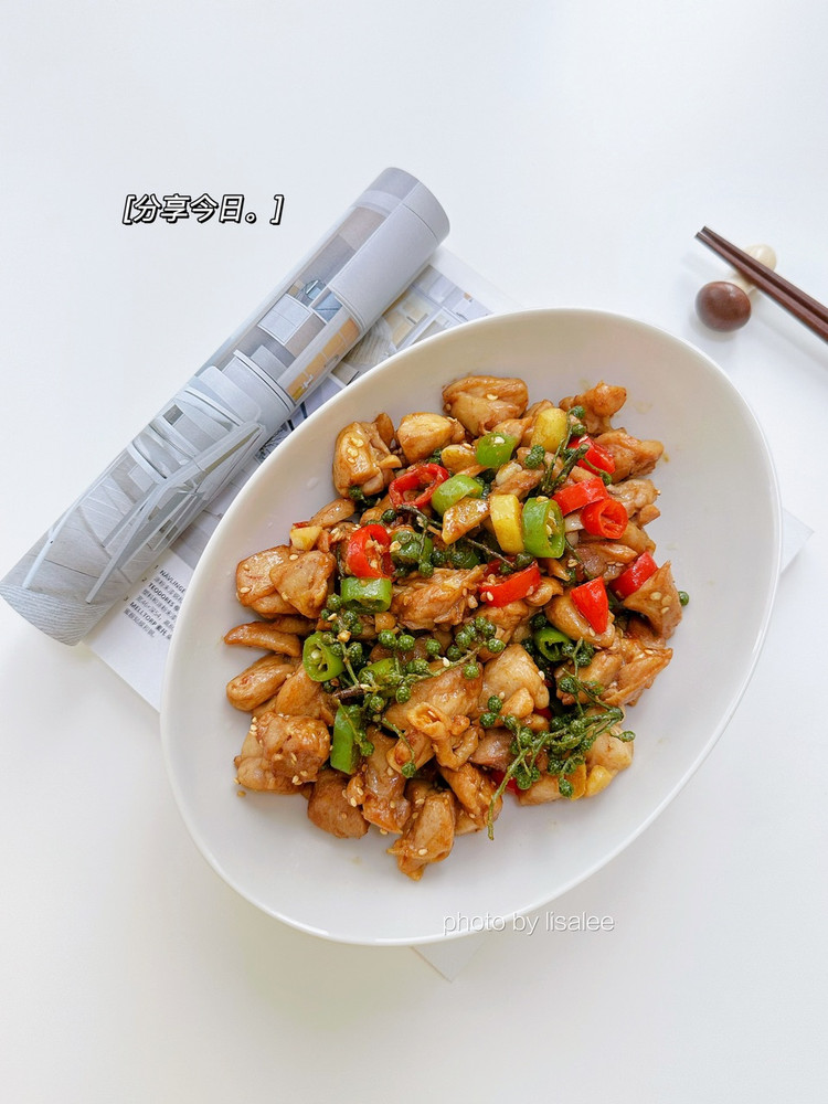 午餐分享-青花椒鸡腿肉图1