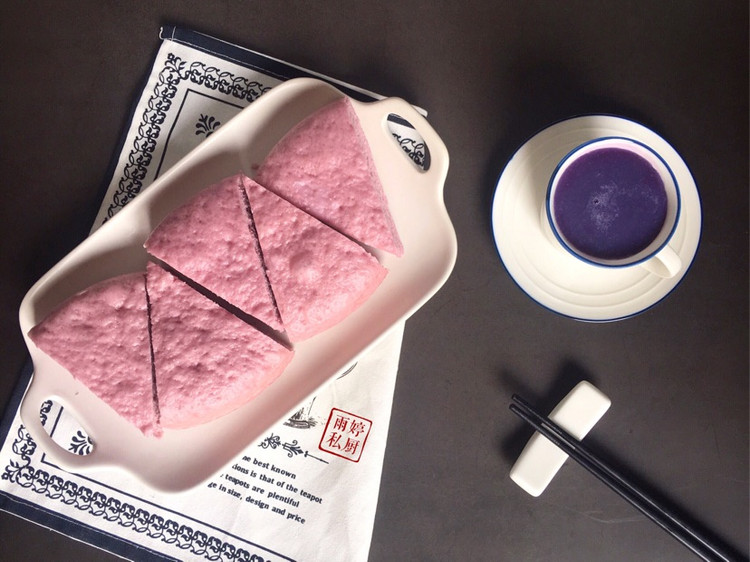 紫薯发糕，似优雅的女子图2