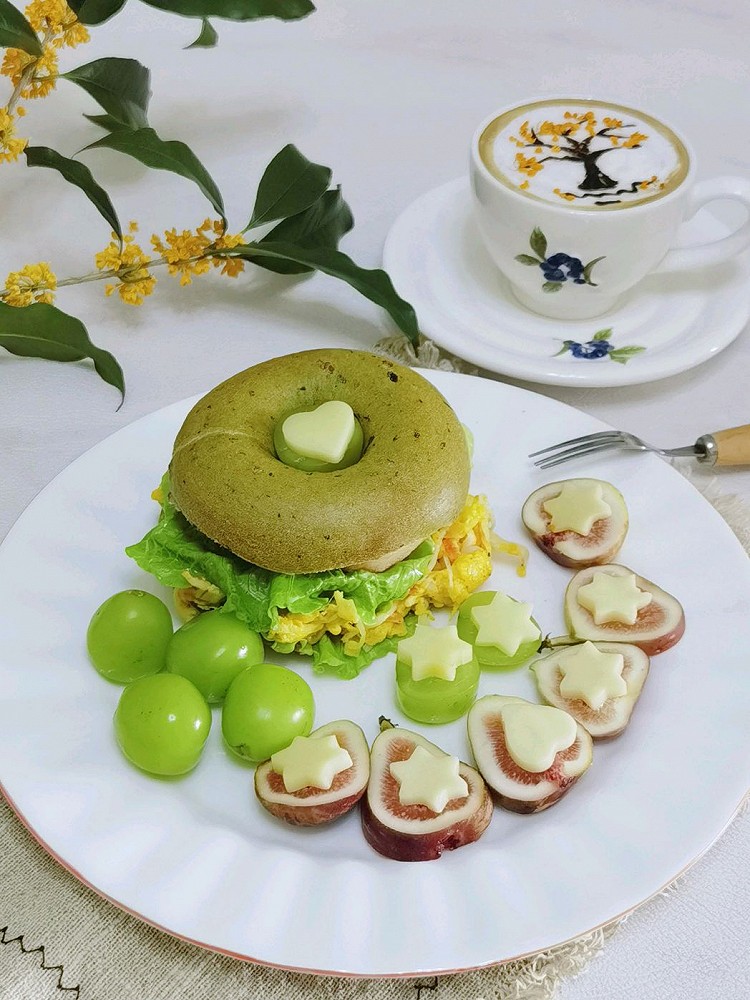 抹茶红豆贝果的花样吃法，让早餐不单调图1