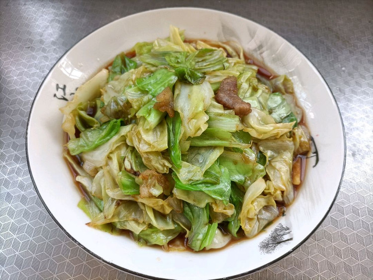 虎皮青椒酿肉沫+爆炒猪肝+手撕包菜图3