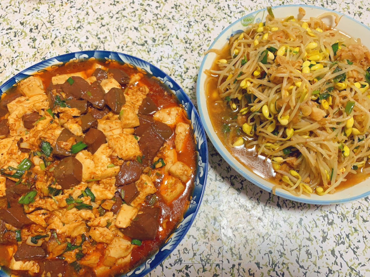 鸭血豆腐&炒豆芽儿图7