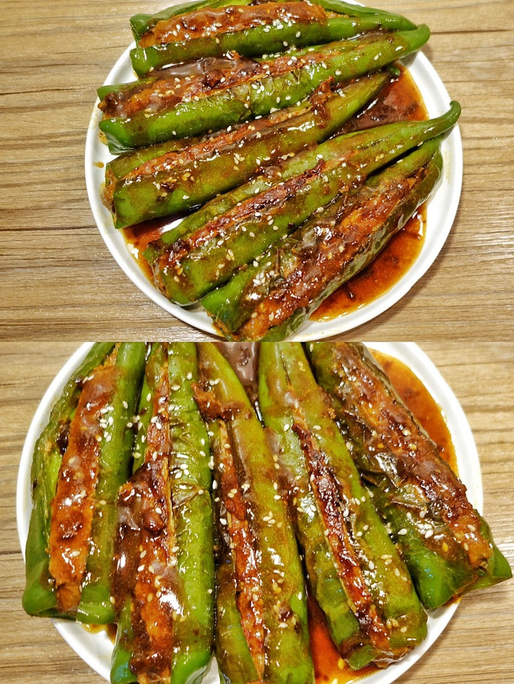 超下饭的青椒酿肉😍图2