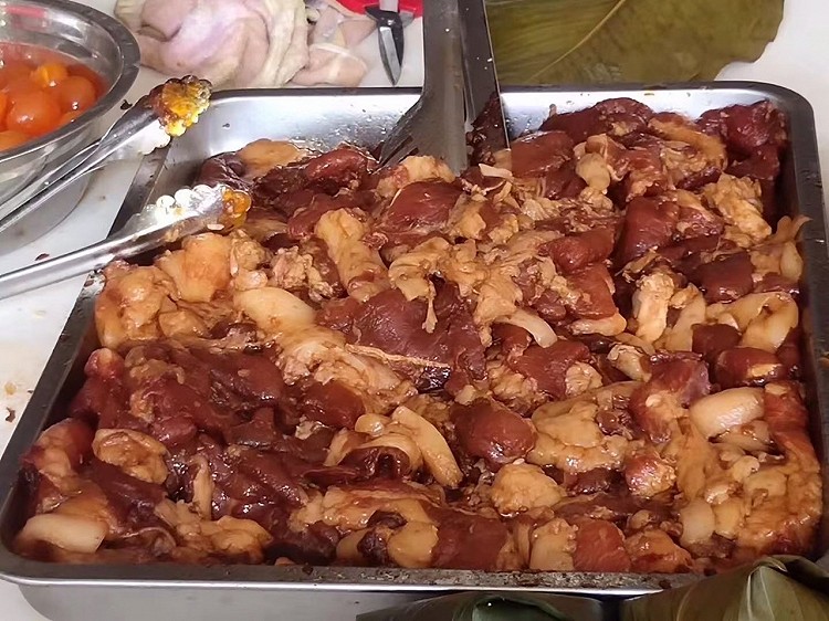 黑猪肉粽子图2