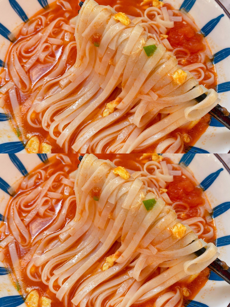 5分钟搞定❗️美味又营养的番茄鸡蛋汤面😋图2