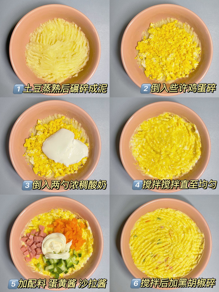 减脂早餐💕｜元气土豆泥三明治🥪&燕麦水🥛✨图3