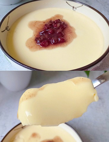 香嫩细滑❗️入口即化❗️超美味的蜜豆【牛奶炖蛋】就该这么做❗️图1