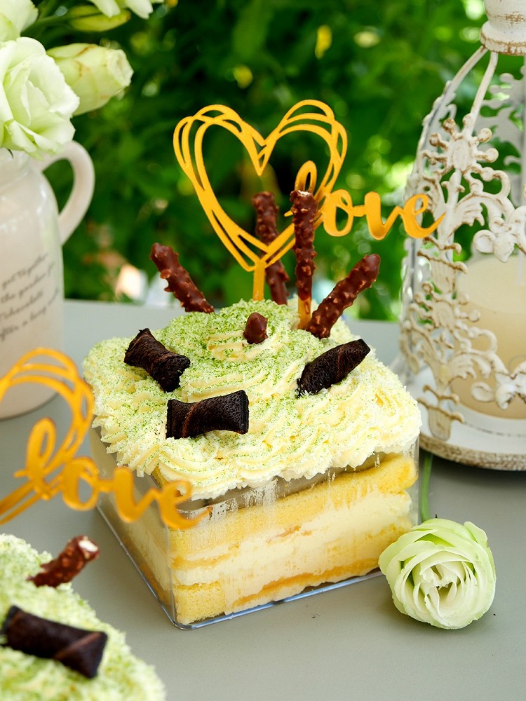 绿豆沙椰奶凉茶盒子蛋糕图3