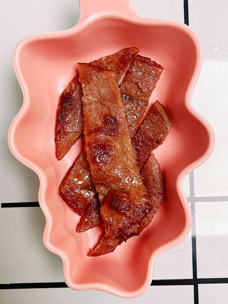 果酱面包、鸡块、牛排、牛奶、菠萝蜜图4