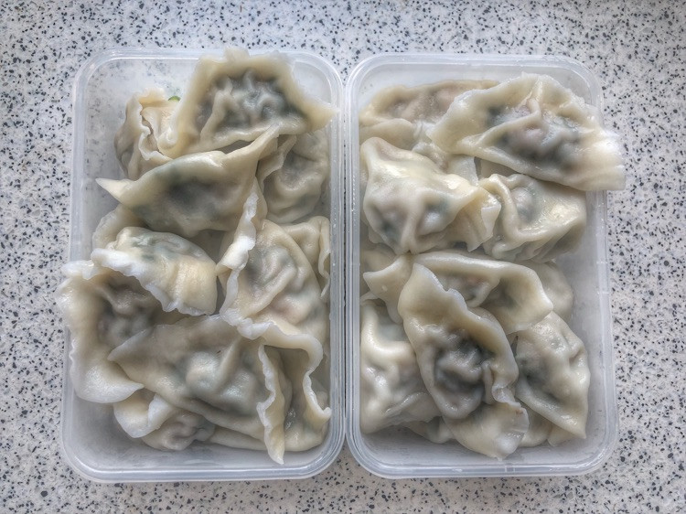 韭菜猪肉鲜虾馅水饺私房味道图3