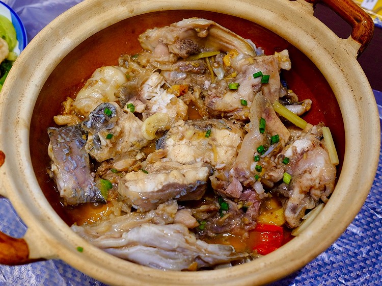 啫啫鱼头煲（粤菜系列）图1