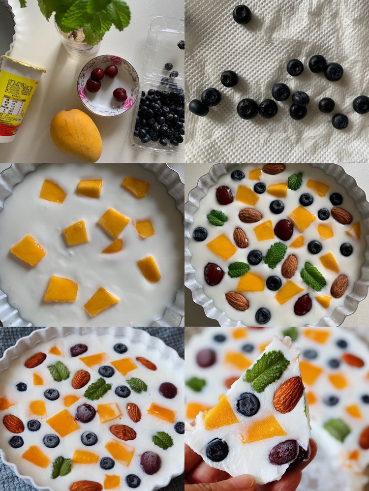 夏季必备，超级简单的酸奶水果冻图3