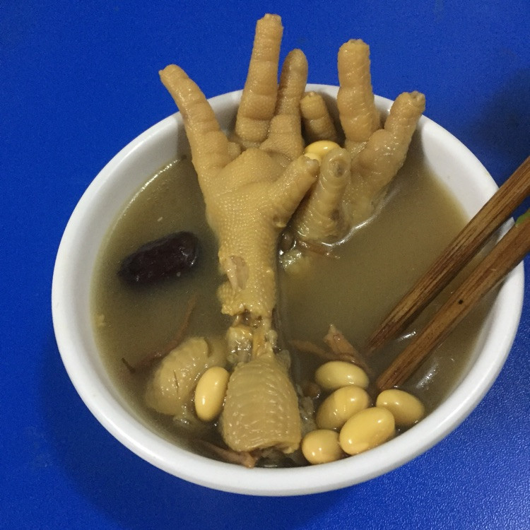 黃豆雞爪湯，糯米釀豆腐图1