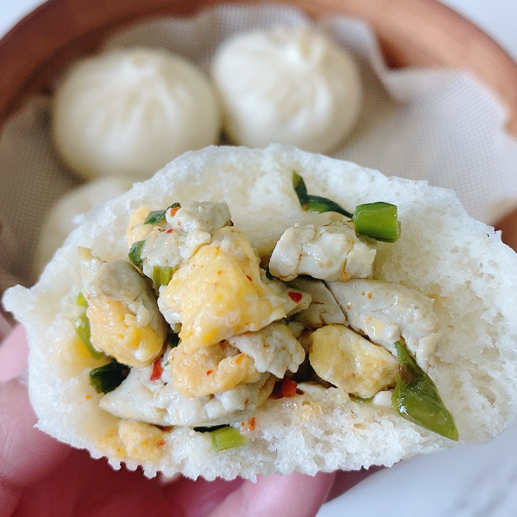 鸡蛋臭豆腐包子图1