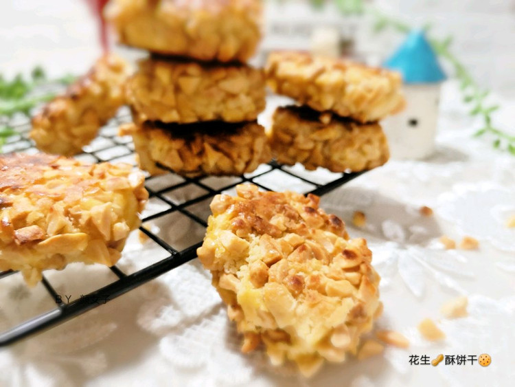 不用烤箱就能做的花生🥜酥饼干🍪，来来来，我来教大家怎么做图2