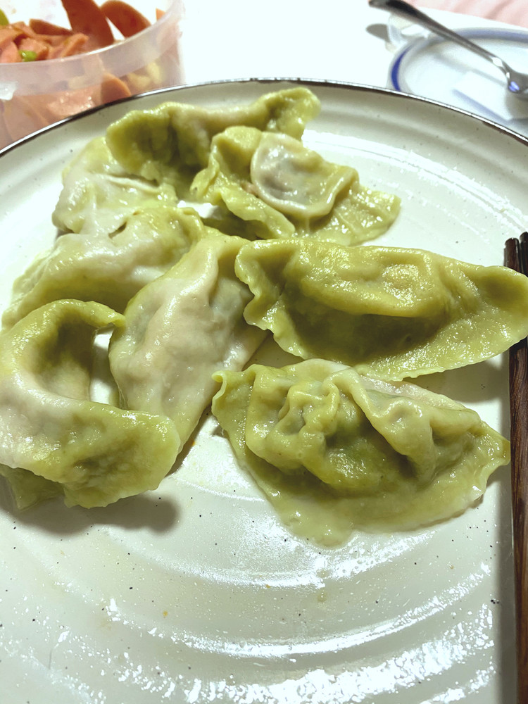 冬至之翡翠饺子，香菇鲜肉韭菜虾仁图3