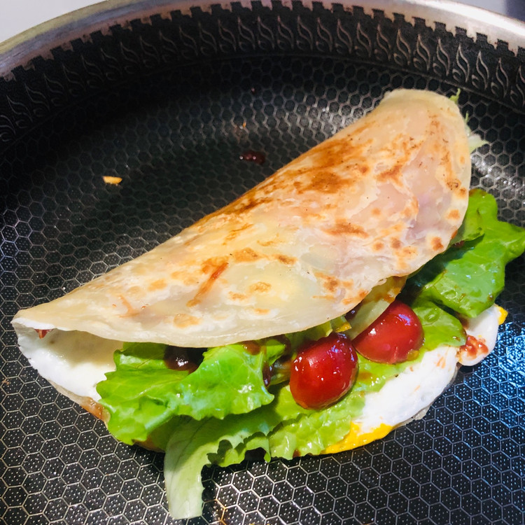 一人独食～超大份手抓饼图1