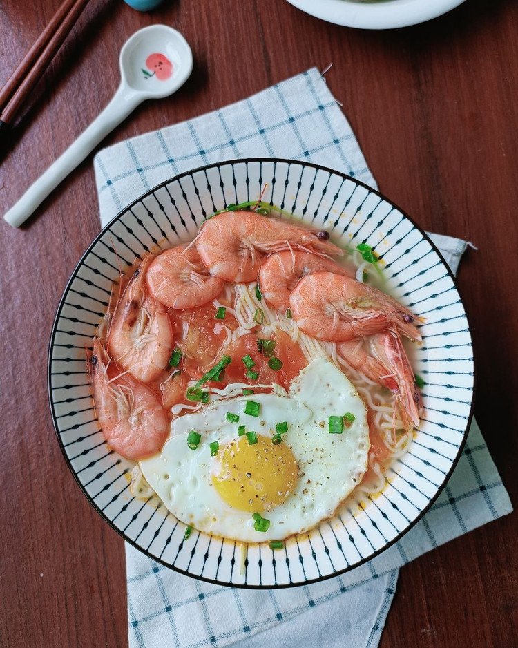 鲜虾🦐汤面～冬天的西瓜🍉图9